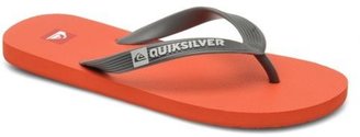 Quiksilver Men's Molokai Basic 3 Flip Flops In Red - Size 5.5