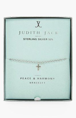 Judith Jack 'Mini Motives' Cross Charm Bracelet
