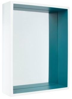 Ben de Lisi Home Designer turquoise pop art boxed wall mirror