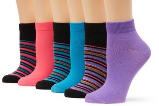K. Bell Socks Women's 6-Pack Multistripe