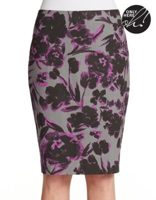 Lord & Taylor Floral Pencil Skirt