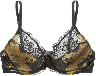 Elle Macpherson Intimates Oasis jacquard and lace underwired bra