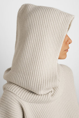 Chloé Iconic ribbed cashmere hood