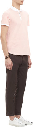 Shipley & Halmos Contrast-Collar Polo Shirt