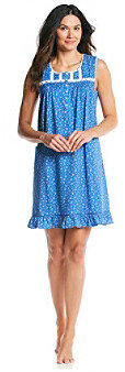 Aria® Knit Sleeveless Gown - Dark Blue Ditsy