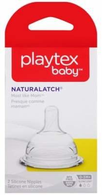 Playtex 2-Pack Slow Flow NaturaLatch Nipples