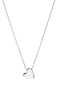 French Connection Angled Heart Necklace