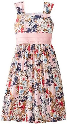 Jayne Copeland Big Girls' Floral Print Dress