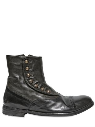 Officine Creative 20mm Ignis Dyed Washed Leather Boots