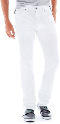 JCPenney JF J.Ferrar JF J. Ferrar Regular-Fit White Jeans