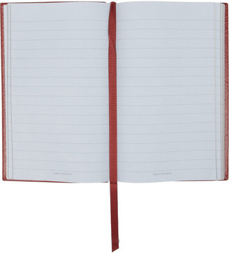 Smythson Top Secret textured-leather notebook