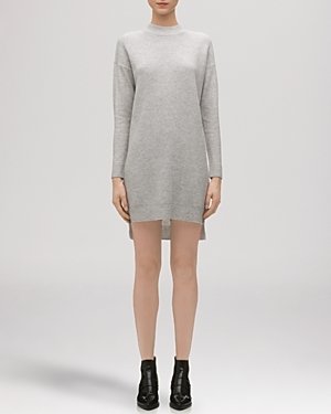 Whistles Dress - Rib Front Sweater