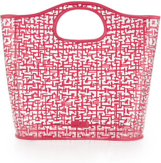 Elaine Turner Designs Madison Logo Maze Print Tote Bag, Pink