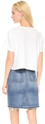 TEXTILE Elizabeth and James Cropped Argentina Tee