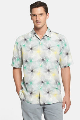 Tommy Bahama 'Etch-A-Bloom' Silk Camp Shirt