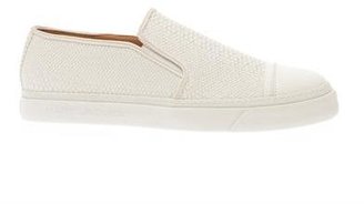 Marc Jacobs Embossed leather slip-on trainers