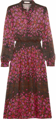 Matthew Williamson Floral-print silk-chiffon dress