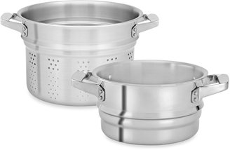 Zwilling J.A. Henckels TruClad Stainless Steel Steamer and Pasta Inserts
