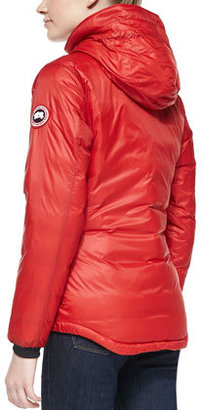Canada Goose Camp Hooded Packable Puffer Jacket, Red