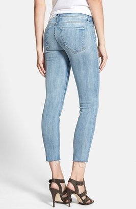 Mother 'The Looker' Frayed Crop Skinny Jeans (Spreading Rumors)