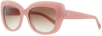 Kate Spade Ursula Cat-Eye Sunglasses, Rose Jade