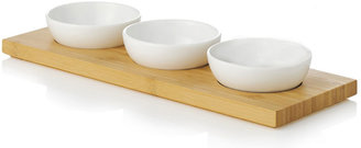 Houseology EGO Tasting Board Bamboo 3 Tasting Bowls