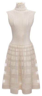 Alexander McQueen Degrade Stripe Knit Dress