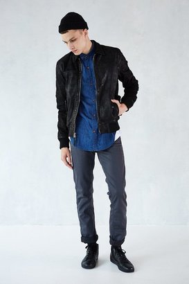 Urban Outfitters Your Neighbors Washed Leather Pilot Jacket