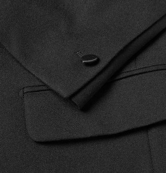Alexander McQueen Slim-Fit Satin-Trimmed Wool Tuxedo Jacket