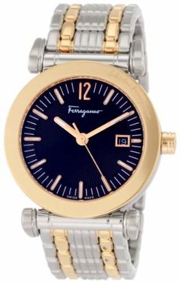 Ferragamo Unisex F50LBQ9533 S095 Salvatore Quartz 3-Hands Two-Tone Steel Bracelet Watch