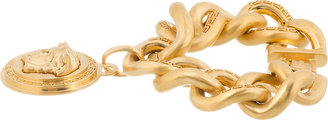 Versace Gold Medusa Charm Chain Bracelet