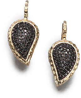 Black Diamond Phillips House 14K Gold & Petal Drop Earrings