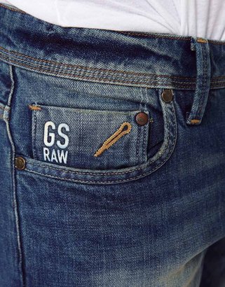 G Star Jeans Attac Low Straight Medium Aged