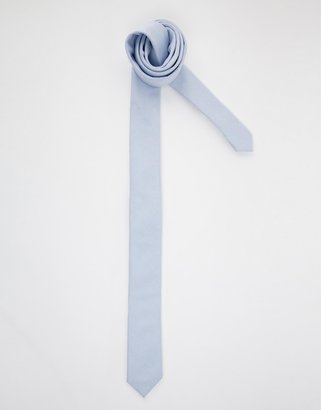 Selected Plain Blue Tie