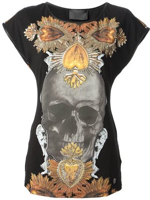 Philipp Plein skull motif T-shirt