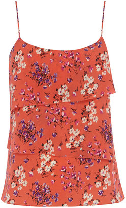 Oasis Floral Print Tiered Camisole