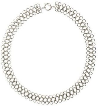 Finesse Rhodium chunky chain necklace