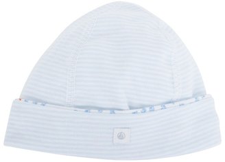 Petit Bateau Blue Milleraie Stripe Hat