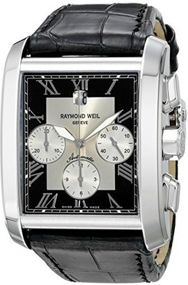 Raymond Weil Men's Don Giovanni Cosi Grande Stainless Steel Watch with Crocodile Pattern Leather Strap