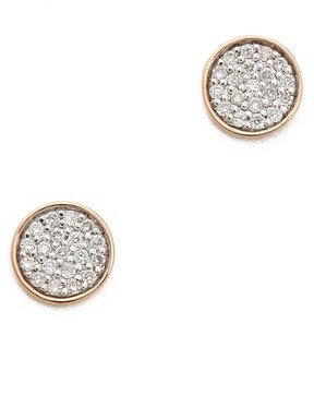 ginette_ny Round Sequin Diamond Stud Earrings