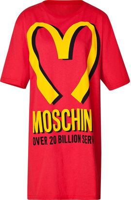 Moschino Cotton Fast Food T-Shirt Dress