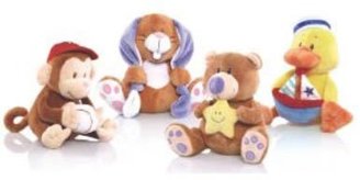 Nuby Nursery Rhymers Singing Plush Toy, Bunny