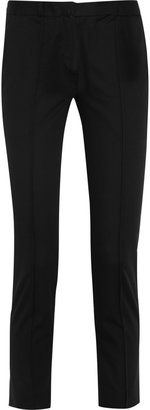 Victoria Beckham Stretch-cotton twill straight-leg pants