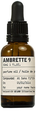 Le Labo Ambrette 9 Perfume Oil/1 oz.