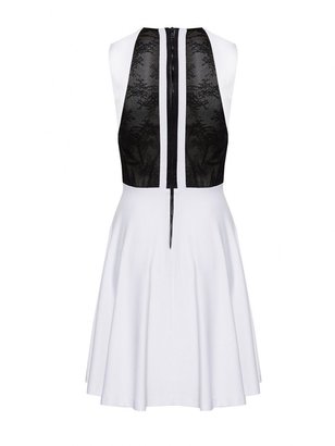 Alice + Olivia Evan Fit And Flare Dress