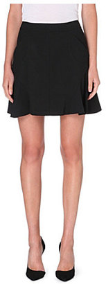 Diane von Furstenberg Flared stretch-crepe mini skirt