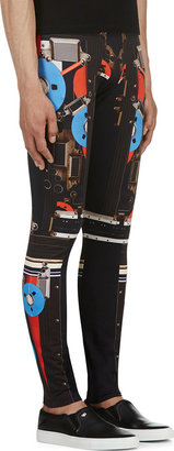 Givenchy Black Tech Print Leggings