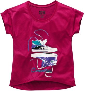 Converse Young Girls Mirror Boot T-shirt