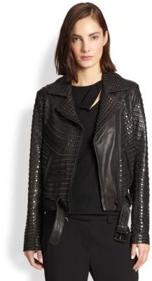 A.L.C. Studded Leather Motorcycle Jacket