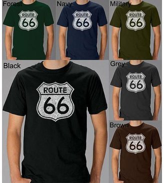 Route 66 Los Angeles Pop Art Men's T-shirt